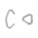 C-Clips for razor wire fixing Ø 3,5 mm, SS AISI304