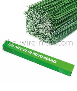 6 x 2,0 kg Steckdraht grün lackiert, Ø 0,90 x 400 mm - 1