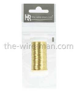 10 Spulen Myrtendraht Messing goldfarbend, Ø 0,30 mm, ca. 100 g - 1